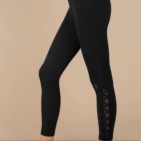 Helen High Rise Mesh Pocket Leggings - Picture 3 of 3
